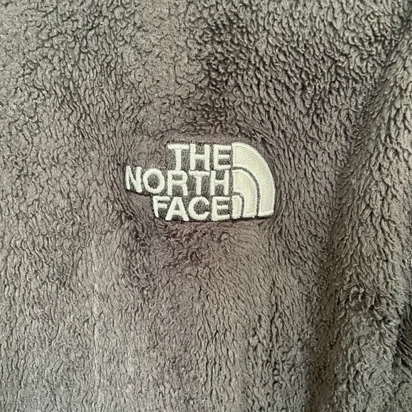 The North Face Black Teddy Jacket Cozy Fleece Stand-Up Collar Zip Up NWOT Active - Picture 6 of 14